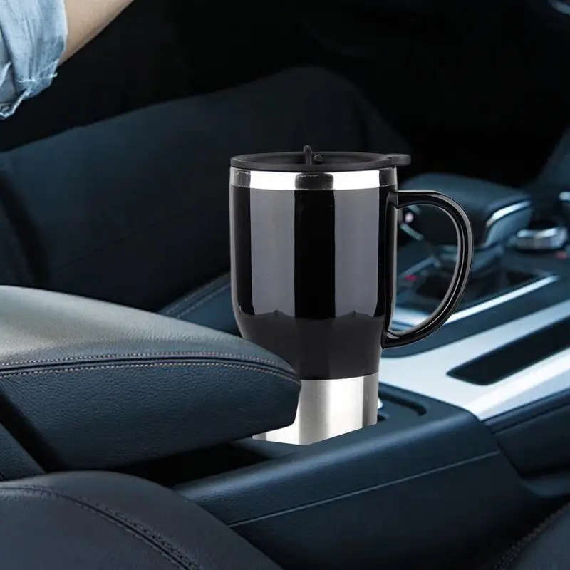 For Electric Kettle Car Water Boiler 12V Hot Water Kettle Portable Car Kettle Boiler Stylish Coffee Tea Cup With Handle 450ml - Image 5