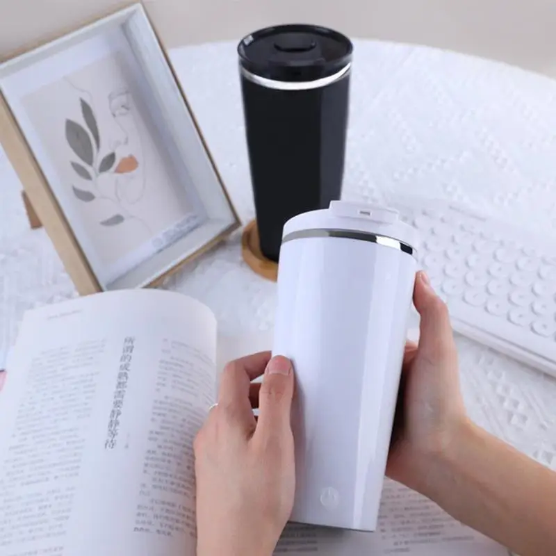 USB Automatic Self Stirring Magnetic Mug 304 Stainless Steel Smart Coffee Milk Mixer Stir Cup Thermal Blender Gift Water Bottle - Image 3