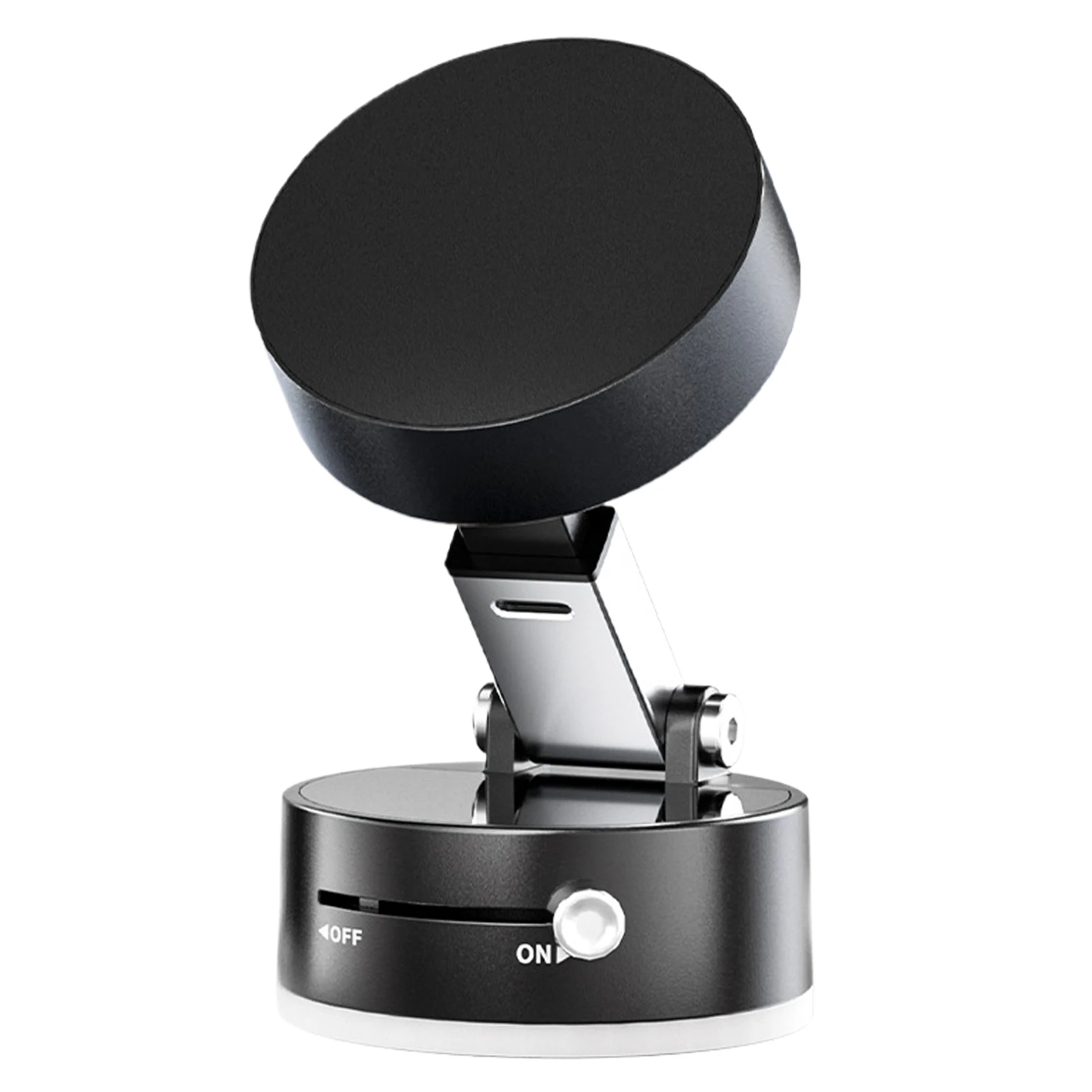 Vacuum Suction Cup Magnetic Car Phone Holder Double-Sided Foldable Magnetic Auto Phone Bracket For Car Interior Accessories - Image 6
