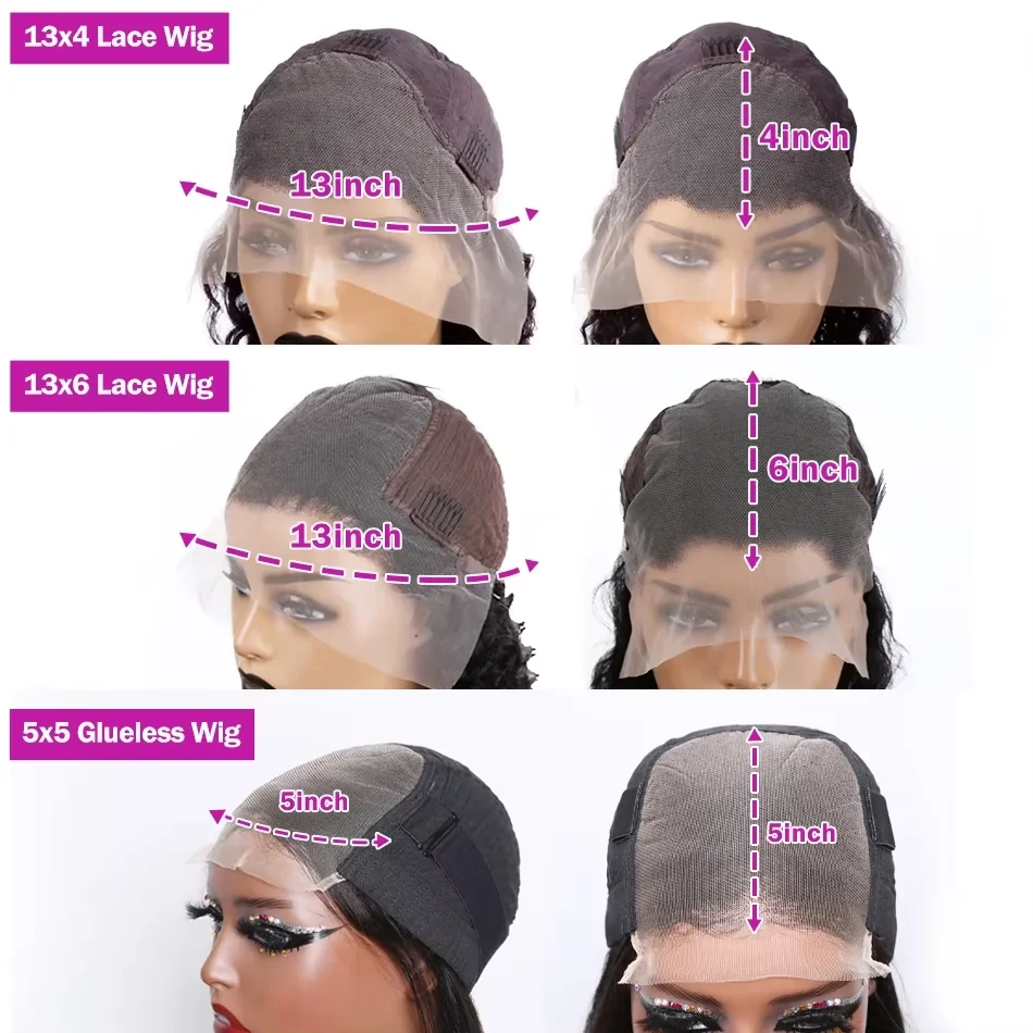 Curly Short Bob Wig Brazilian Deep Wave 5x5 Lace Closure Wigs 13x4 Lace Frontal Human Hair 13x6 Transparent Lace Front Wig Women - Image 6