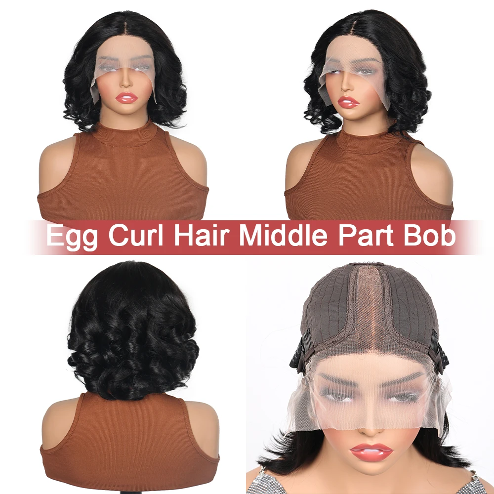 Blonde Bob Wig 100% Human Hair 13X4 lace Front Bob Wig Pre Plucked With Baby Hair 180% Density 613 Lace Frontal Wig Human Hair - Image 10