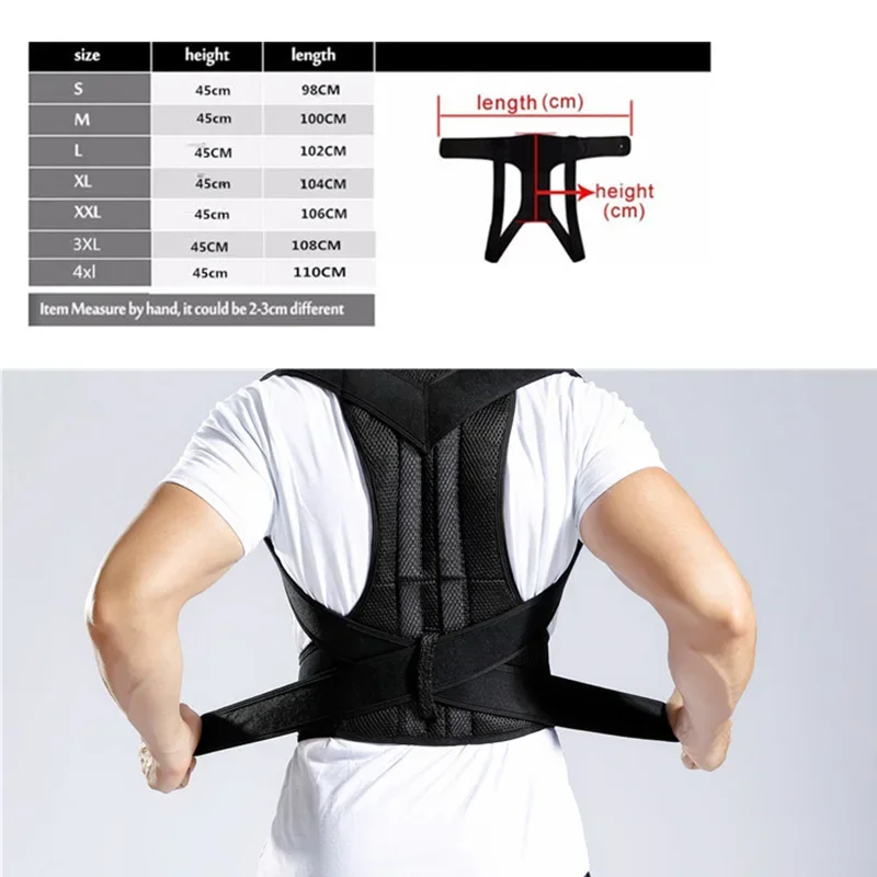 Back Corrector Corset Magnetic Posture Corrector Straight Shoulder Brace Lumbar Support Pain Relief For Children Adult Women Men - Image 2