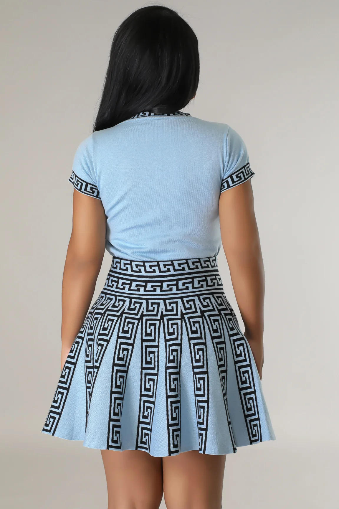 Women Sexy Classic Patchwork Knitted High Stretchy Sleeveless Summer Casual Dress - Image 2