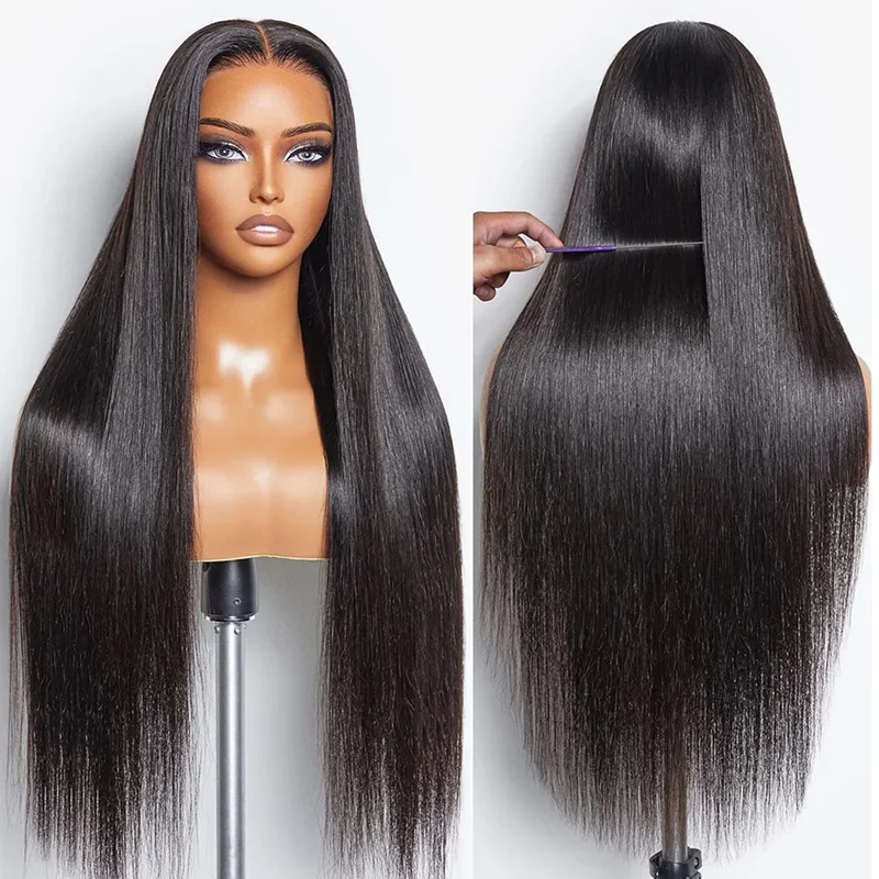 28 30 inch Straight Human Hair Wigs HD Lace Frontal Wig 180% 13x4/6 Transparent Lace Front Wigs 5x5 Human Hair Lace Closure Wigs - Image 2
