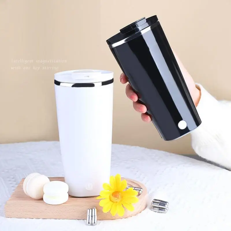 USB Automatic Self Stirring Magnetic Mug 304 Stainless Steel Smart Coffee Milk Mixer Stir Cup Thermal Blender Gift Water Bottle - Image 2