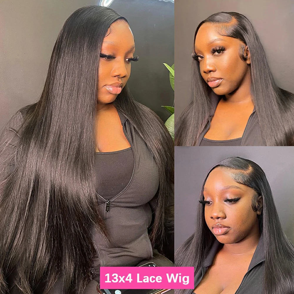 28 30 inch Straight Human Hair Wigs HD Lace Frontal Wig 180% 13x4/6 Transparent Lace Front Wigs 5x5 Human Hair Lace Closure Wigs - Image 4