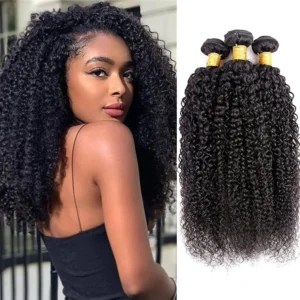 100% kinky curly weave bundles 100 raw human hair extensions deals 30 inch brazilian Natural black water deep wave for woman