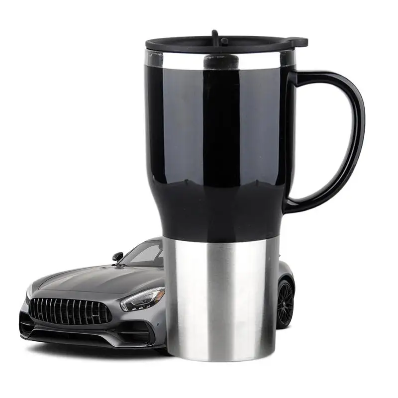 For Electric Kettle Car Water Boiler 12V Hot Water Kettle Portable Car Kettle Boiler Stylish Coffee Tea Cup With Handle 450ml