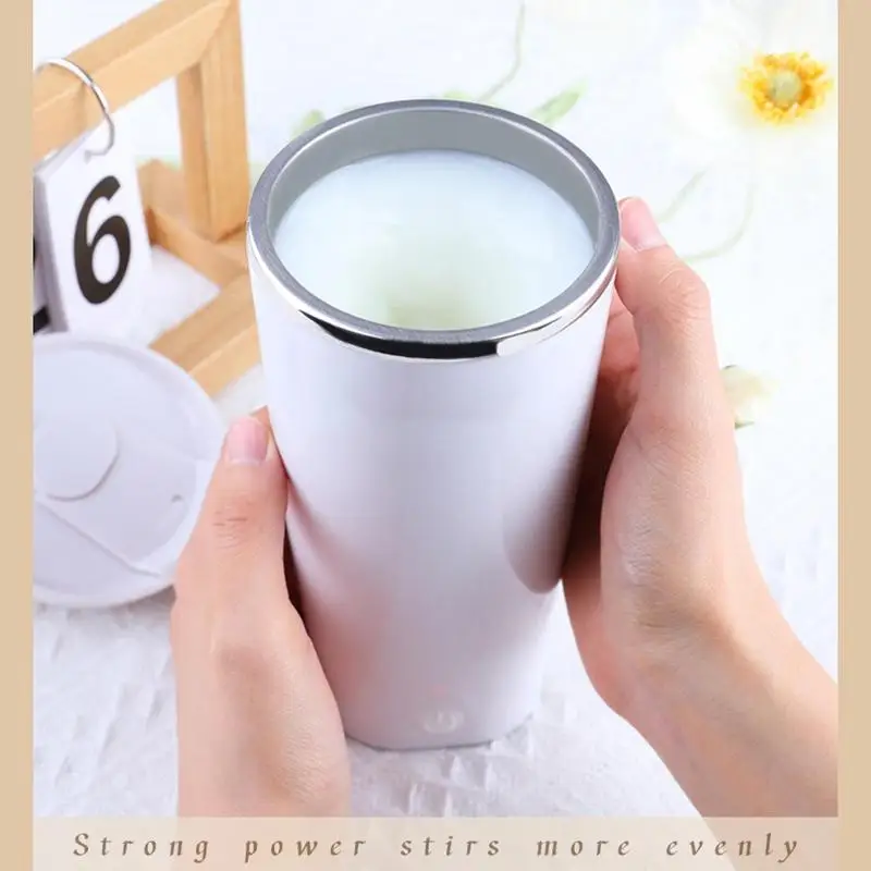 USB Automatic Self Stirring Magnetic Mug 304 Stainless Steel Smart Coffee Milk Mixer Stir Cup Thermal Blender Gift Water Bottle - Image 5