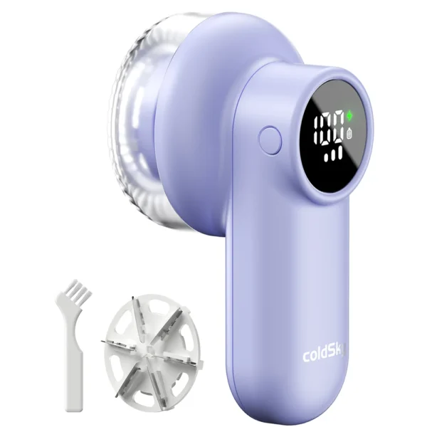 coldSky Electric Lint Remover Rechargeable Lint Remover Clothes Sweater Defuzzer Intelligent Digital Display Lint Shaver Trimmer - Image 9