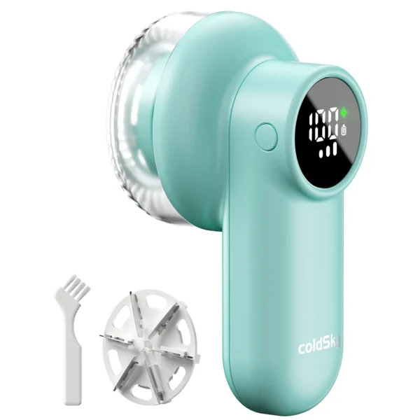 coldSky Electric Lint Remover Rechargeable Lint Remover Clothes Sweater Defuzzer Intelligent Digital Display Lint Shaver Trimmer - Image 7