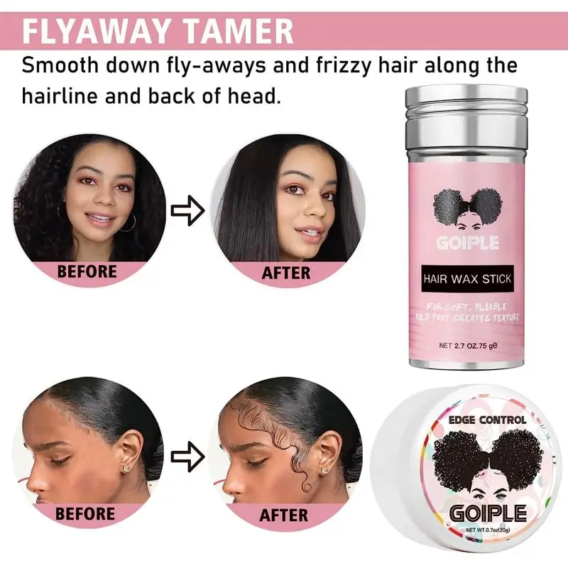 GOIPLE Melting Spray Glue for Lace Front Wig Tint Mousse Foam Waterproof Hair Extension Bond Adhesive Wax Stick Edge Control Gel - Image 5
