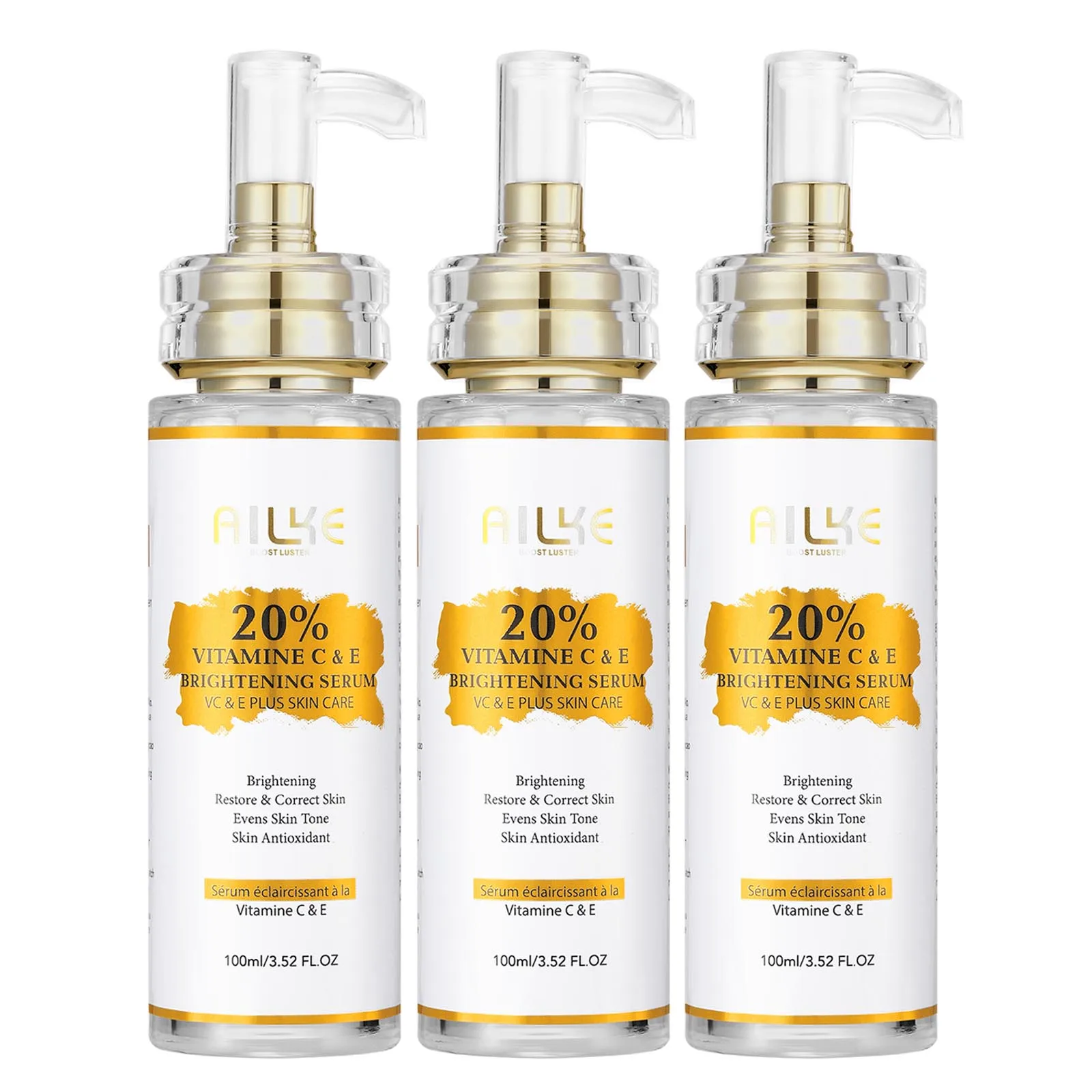 AILKE Vitamin C Skin Care Set, with Lightening Body Lotion, Even Skin Tone Face Cream, Whitening Serum, Brightening Soap - Image 8