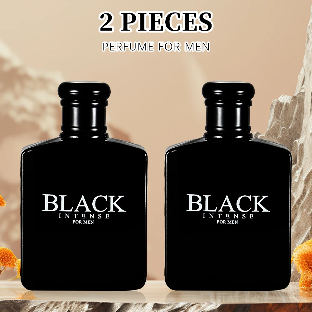 BLACK CHARM Eau de Parfum Spray 2 Pcs 3.4 Ounce / 100 Ml Woody Aromatic Fragrance for Men Men's EDP Perfumes Fruit, Woody, Flora - Image 5