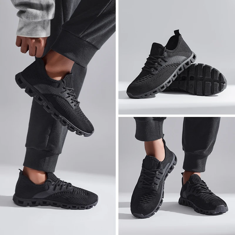 Unisex Breathable Mesh Running Shoes w/Comfort Cushion & Wide Size, Low-Top Sneakers for Jogging/Casual Sports - Durable Comfort - Image 5