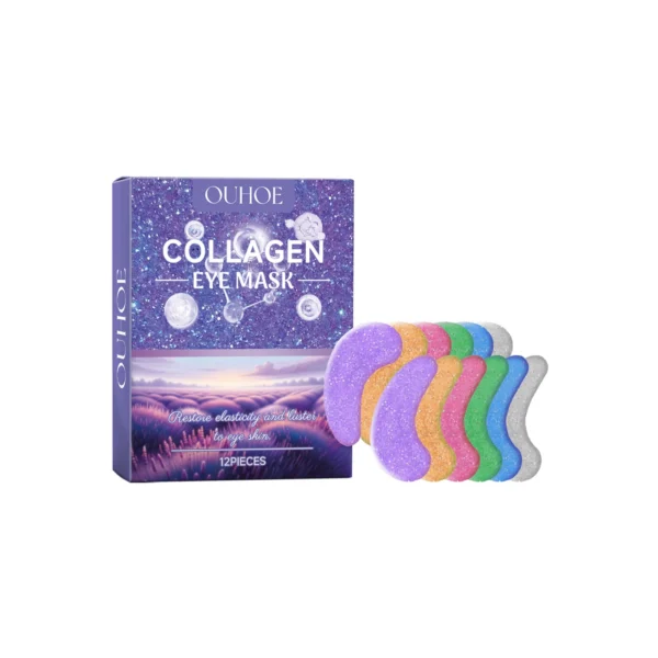 Collagen Eye Mask To Reduce Dark Circles and Eye Bags, Moisturizing, Hyaluronic Acid Nourishing Eye Patch Eye Skin Care Products - Image 7