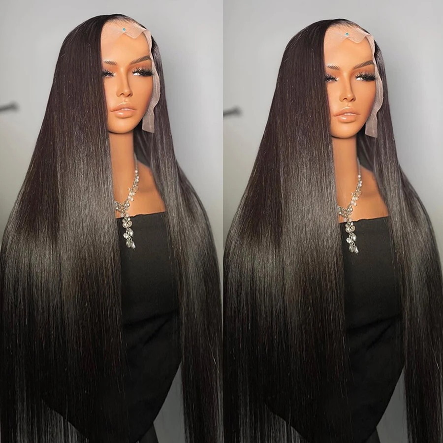 360 Lace Front Wigs Human Hair pre plucked Straight Lace Front Wigs Human Hair 13x4 Full Lace Human Hair Wigs For Black Women - Image 3