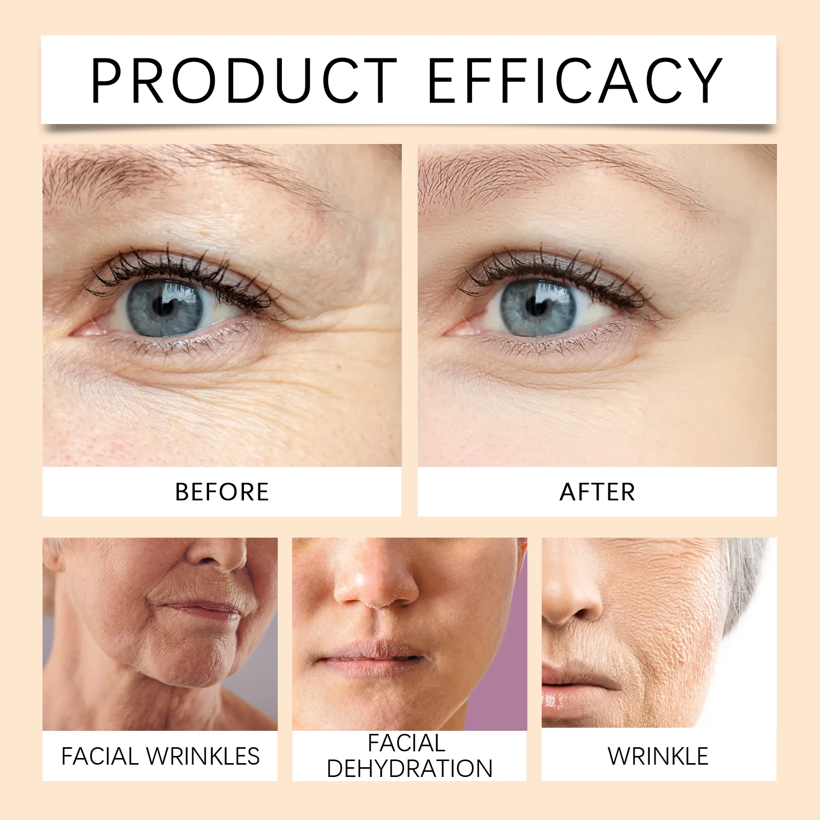 Vitamin C Wrinkle-reducing Facial Serum Lifting Firming Lightening Fine Lines Serum Brightening Moisturizing, Skin Care Products - Image 2