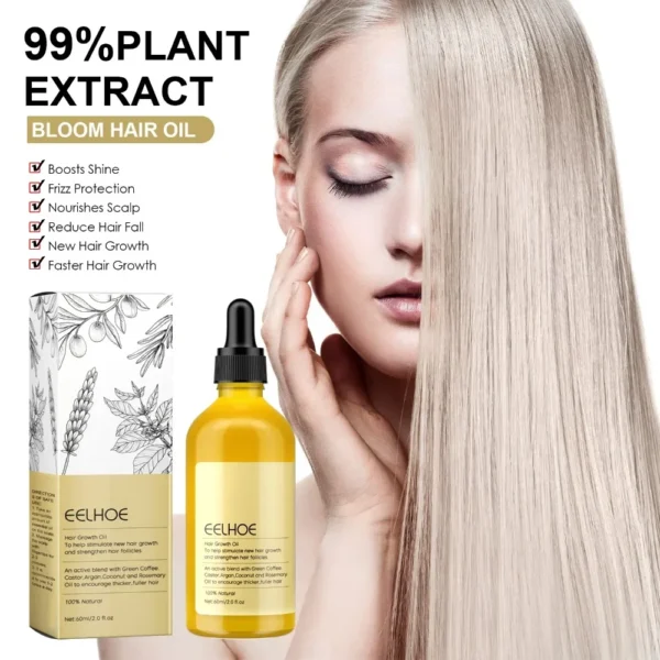 Rosemary Dense Hair Essential Oil Veganic Lavender Repair Hairs Damage Prevent Hair Loss Smooth Hairs Nourish Hair Care Oil 60ml - Image 2