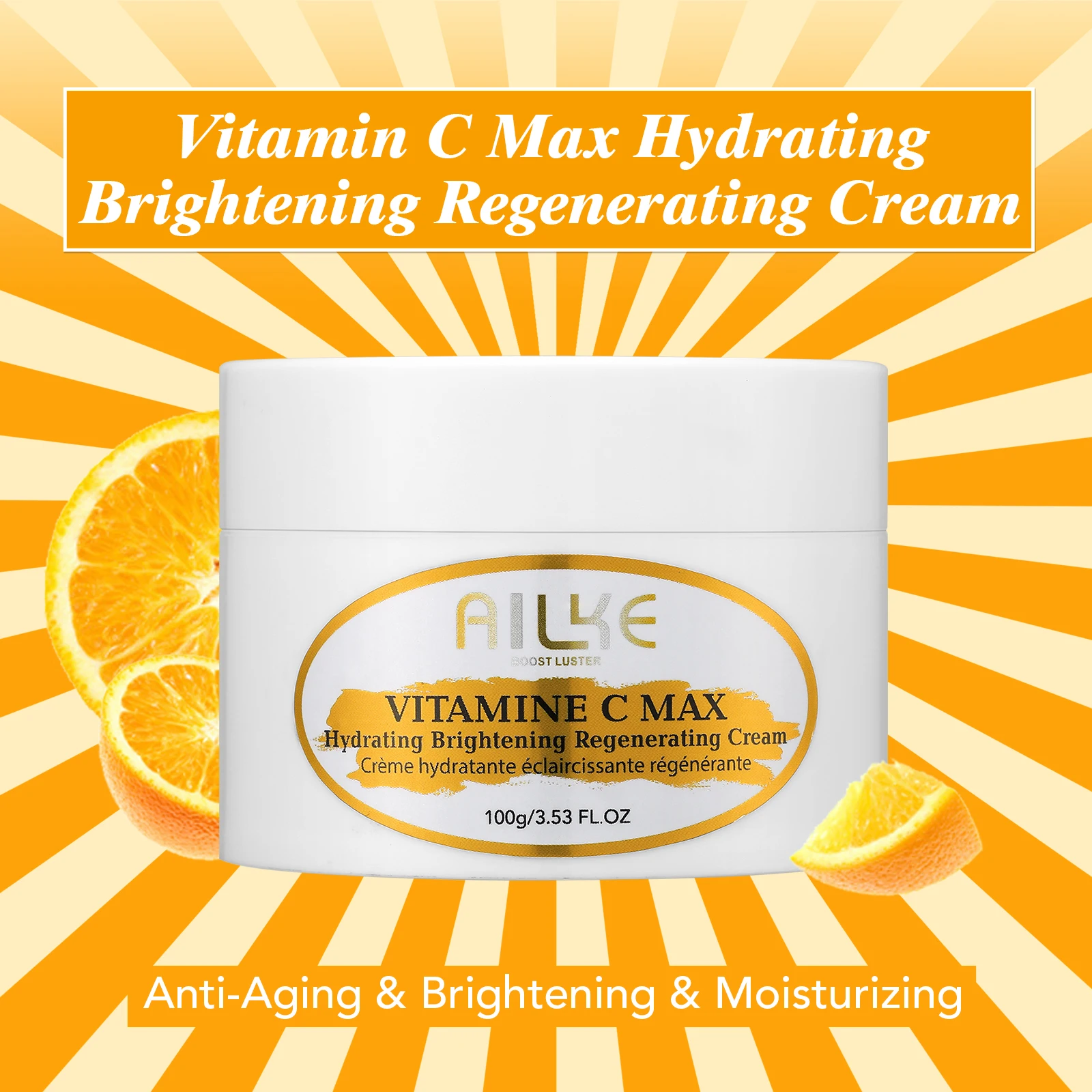 AILKE Vitamin C Skin Care Set, with Lightening Body Lotion, Even Skin Tone Face Cream, Whitening Serum, Brightening Soap - Image 4