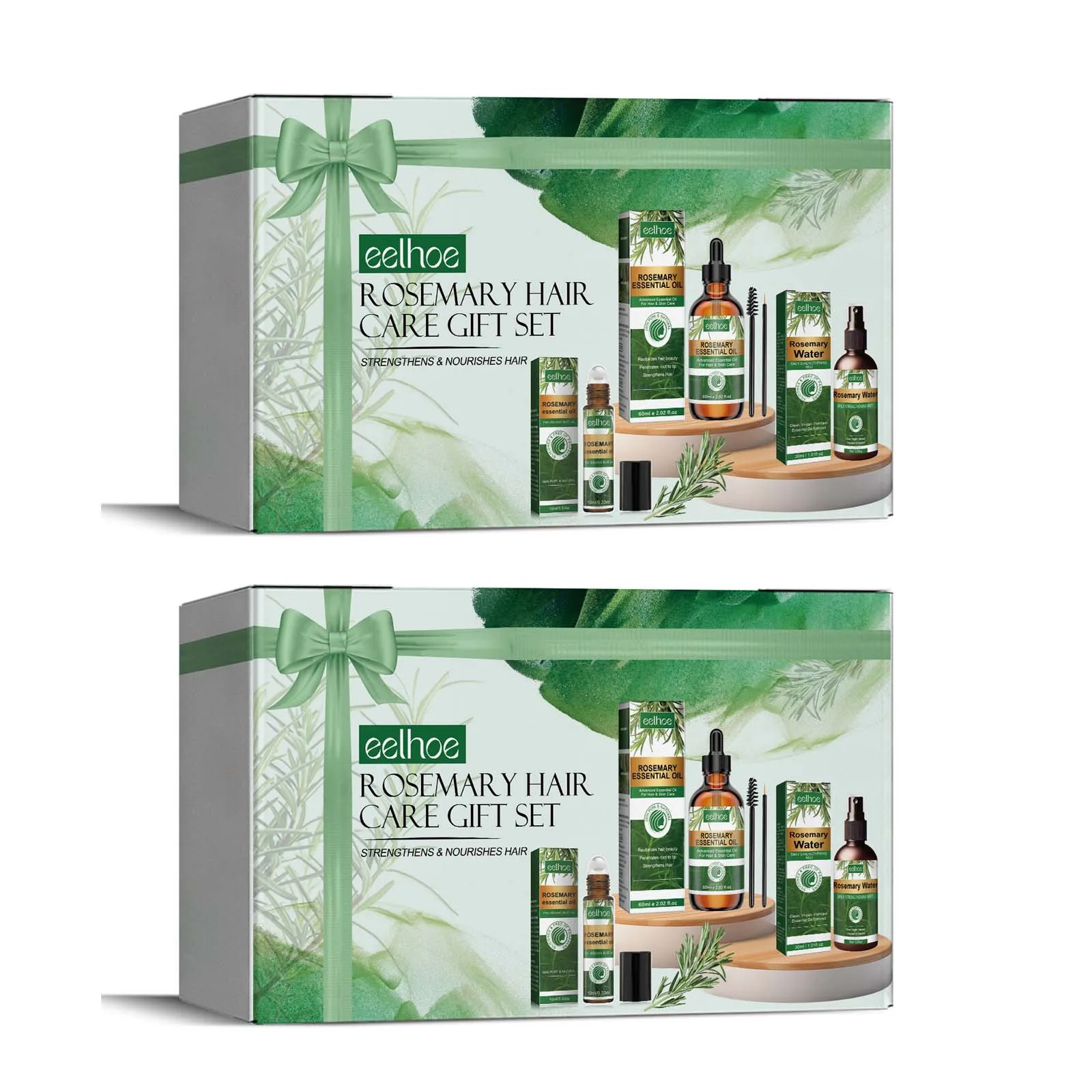 Rosemary Hair Care Set Contains Rosemary Hair Roller Hair Spray Essential Oil Nourish Hair Soft Fluffy Strong Moisturizing Root - Image 7