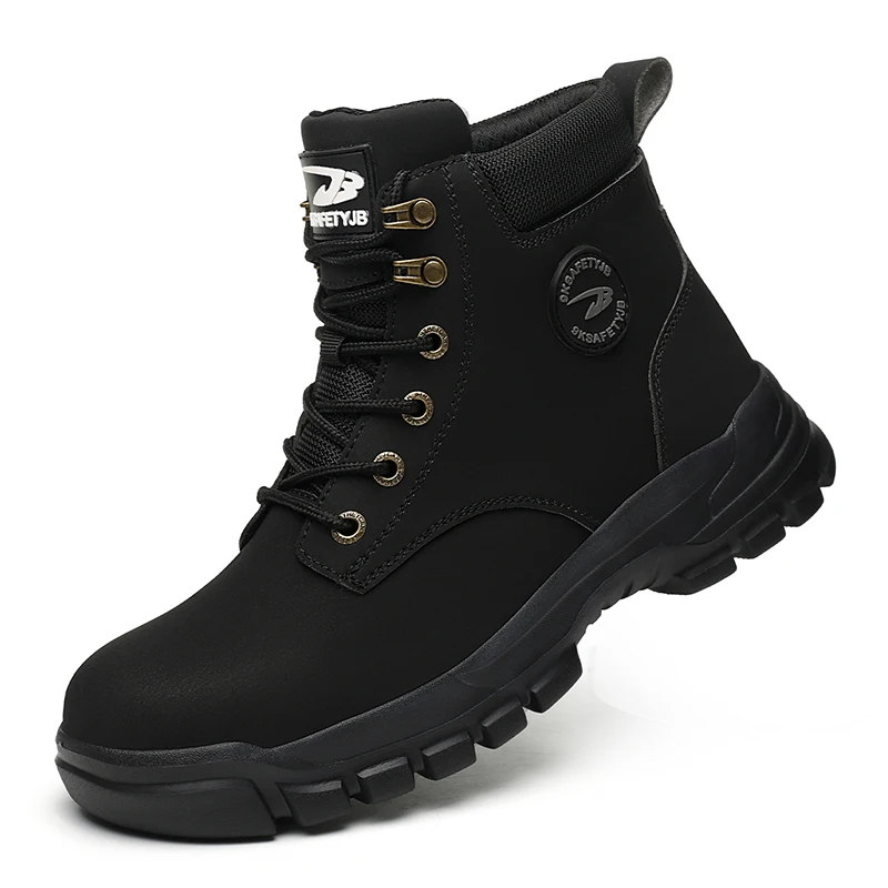 Men Safety Shoes Protective Sneakers Steel Toe Cap Anti-smash Work Shoes Fashion Indestructible Boots Security Anti-Punctur - Image 7