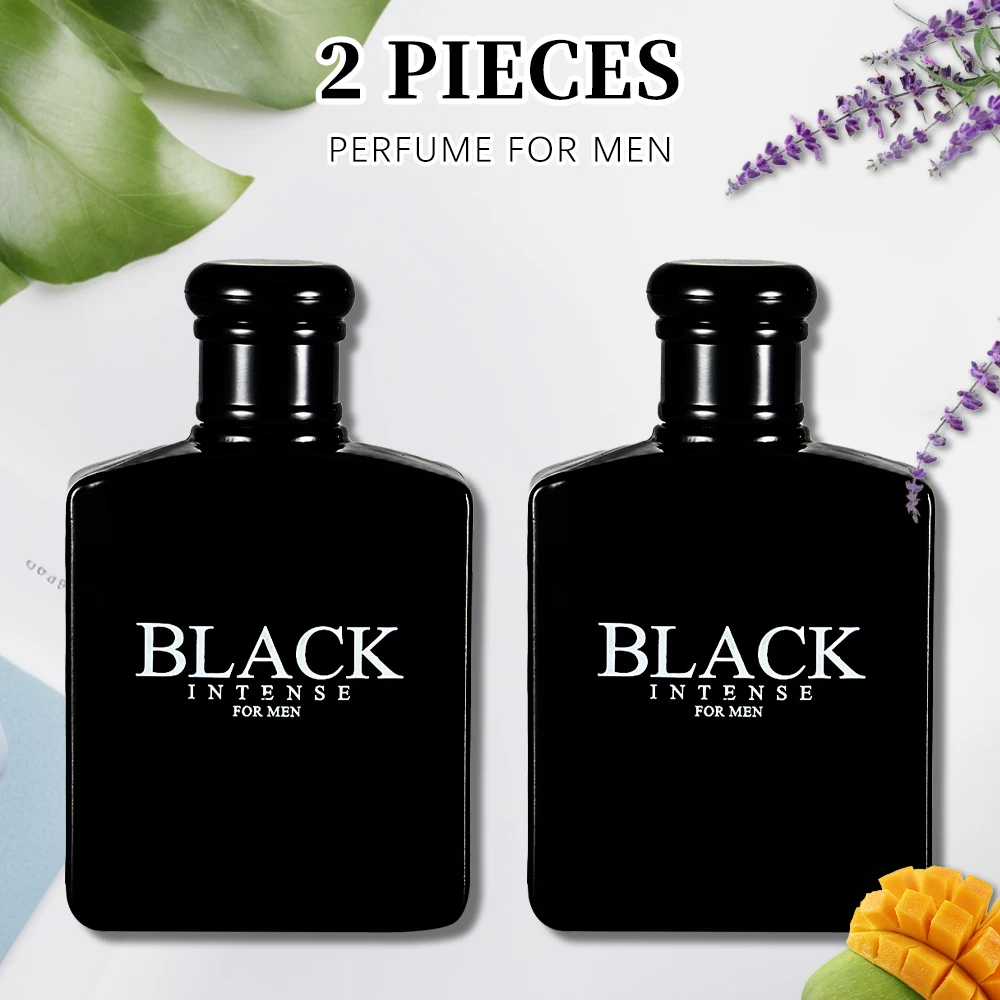 BLACK CHARM Eau de Parfum Spray 2 Pcs 3.4 Ounce / 100 Ml Woody Aromatic Fragrance for Men Men's EDP Perfumes Fruit, Woody, Flora - Image 3