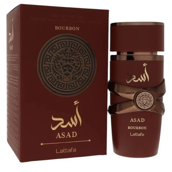 Lattafa Asad Bourbon Eau De Parfum Spray 3.4 oz (100ml) Unisex New in Box Sealed Original - Image 2