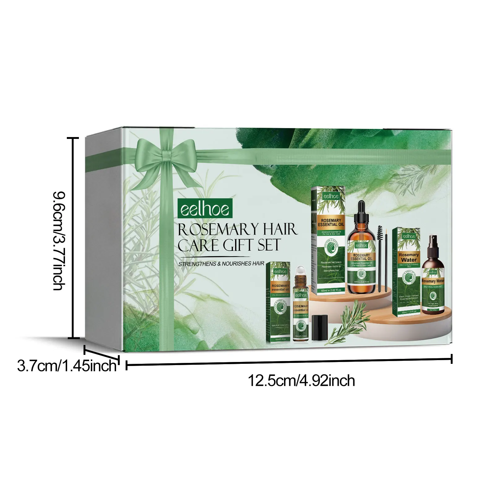 Rosemary Hair Care Set Contains Rosemary Hair Roller Hair Spray Essential Oil Nourish Hair Soft Fluffy Strong Moisturizing Root - Image 6