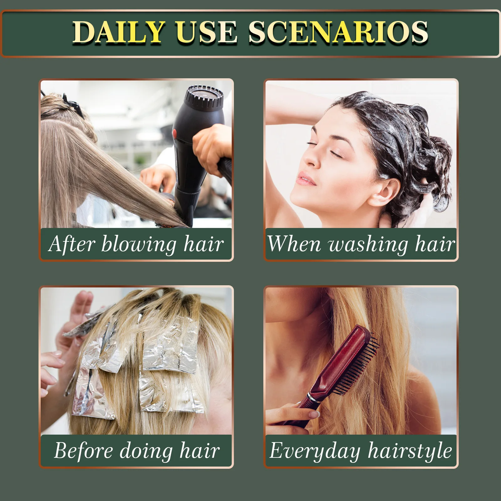 Jaysuing 7days Ginger Hair Treatment Nutrient Solution Moisturizing Repair Hair Growth Liquid Smoothing Ginseng Germinal Oil - Image 4