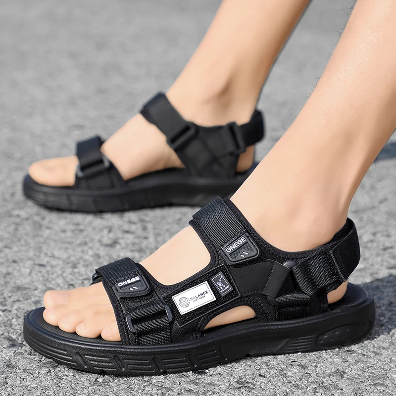 A Pair of Men's New Summer Casual Shoes, Fashionable Sports Trendy Wear-Resistant Sandals, Cool Beach Shoes - Image 7