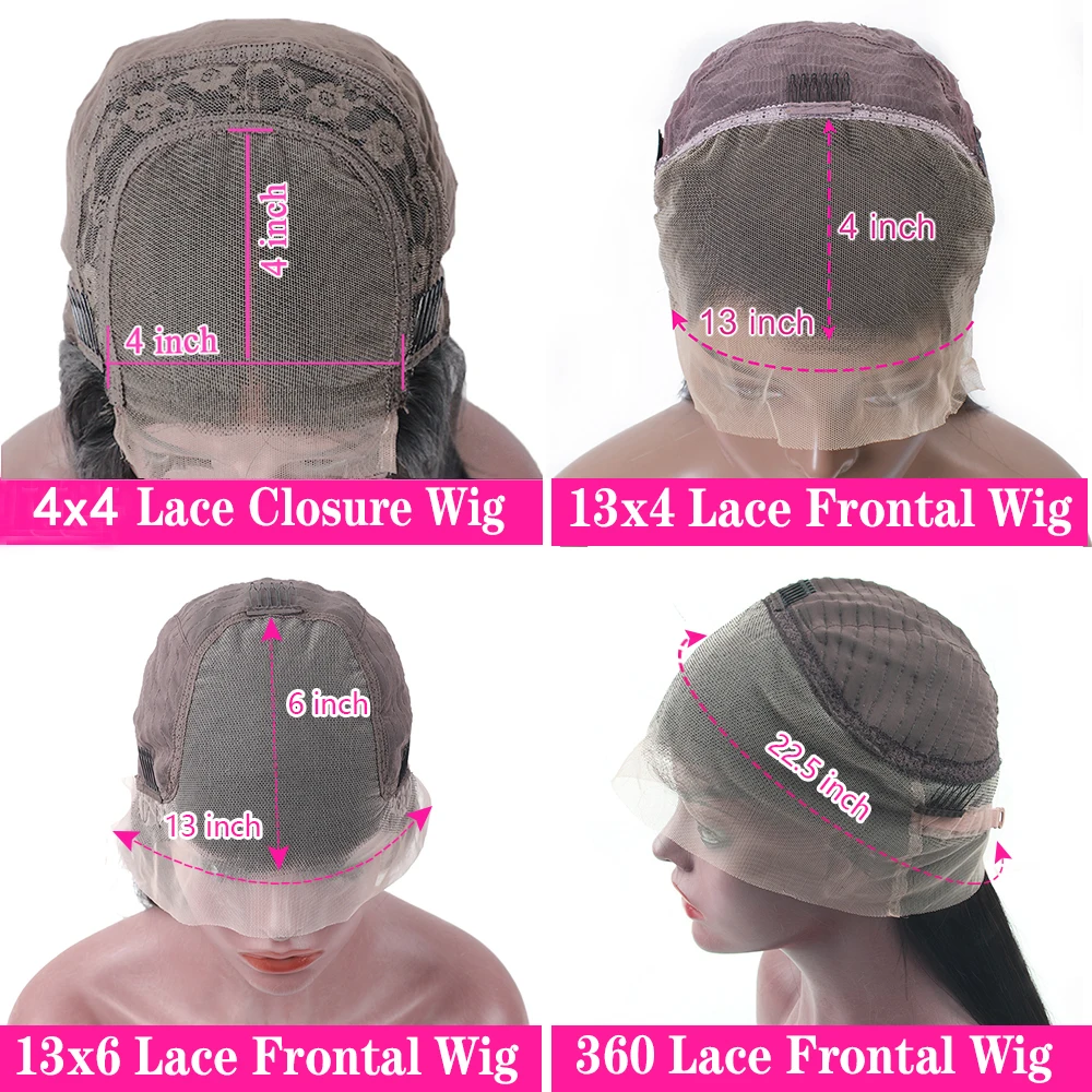 13x4 HD Lace Frontal Wig Deep Wave Frontal Wig 100% Brazilian Curly Human Hair Wigs 4x4 Transparent Lace Front Wig Pre Plucked - Image 6