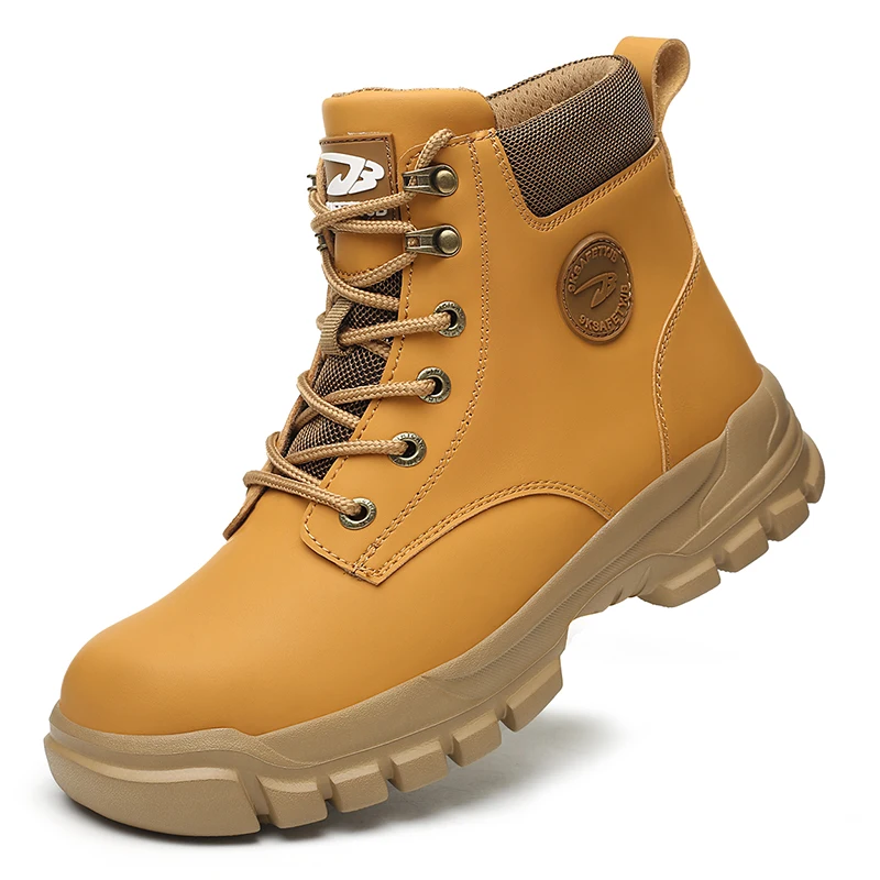 Men Safety Shoes Protective Sneakers Steel Toe Cap Anti-smash Work Shoes Fashion Indestructible Boots Security Anti-Punctur - Image 8