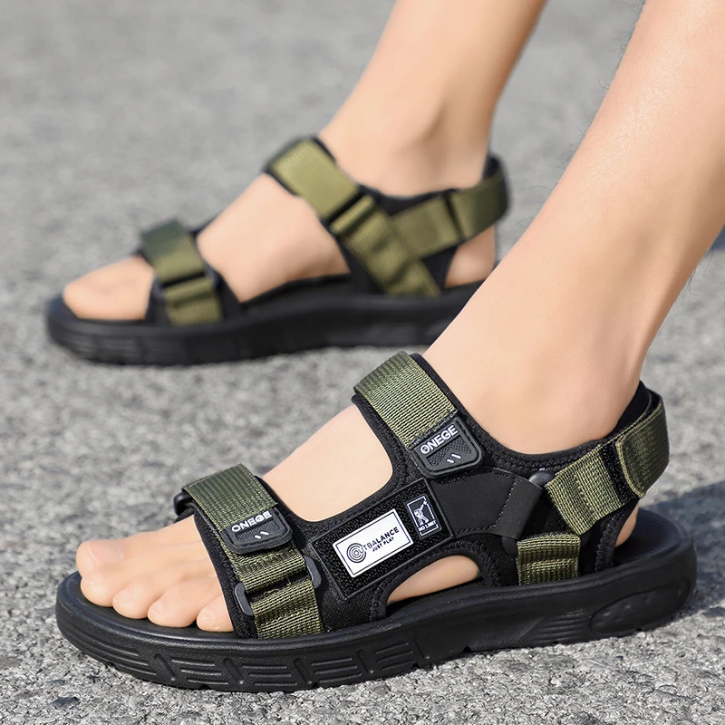A Pair of Men's New Summer Casual Shoes, Fashionable Sports Trendy Wear-Resistant Sandals, Cool Beach Shoes - Image 8