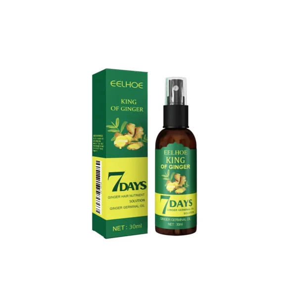 Antiloss Ginger Hair Growth Essential Oil Hair Regrowth Serum Fast Growth Prevent Baldness Treatment Alopecia Hair Care Product - Image 8