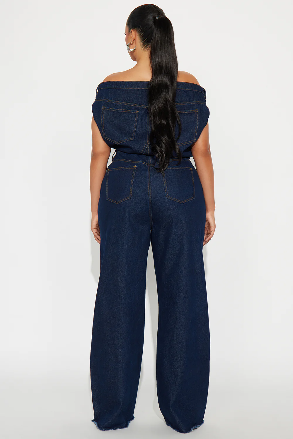 Dakota Denim Jumpsuit - Indigo - Image 4