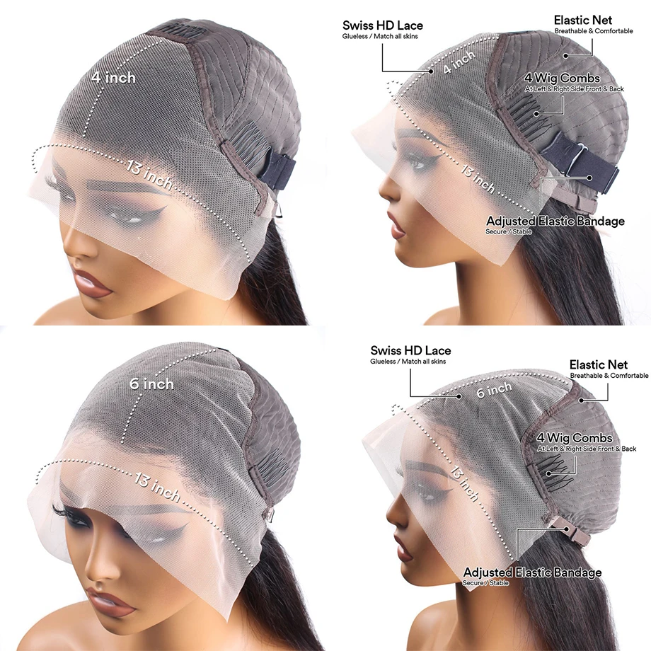 Honey Blonde Lace Front Curly Wigs Human Hair Deep Wave 13x6 HD Lace Frontal Wigs for Women 30 inch Colored Wigs Cheap on Sale - Image 6
