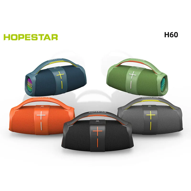 HOPESTAR 40W High Power Boombox Speakers Portable Bluetooth Super Subwoofer Player Powerful Loudspeaker Column Audio Center H60 - Image 6