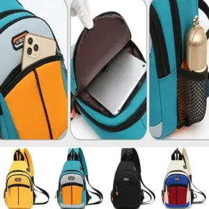 2024 Shoulder Bag Man Casual Chest Bag Business Male Bag Multi-Functional Women Backpack Cycling Sports Rucksack Travel Pack